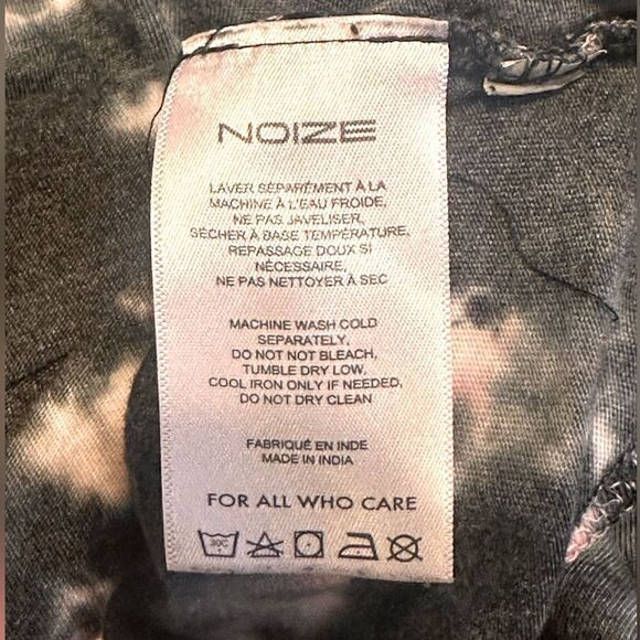 Noize Pink and Gray LIA Cropped Recycled Top Size Large 📦 - Picture 7 of 11